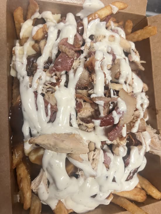 Chicken Bacon Ranch Poutine