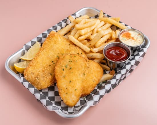 Combo Poisson Frits et Frites (fish and Chips)