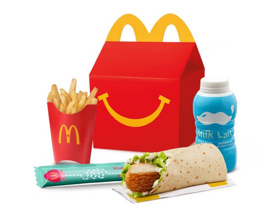 Happy Meal Crispy Chicken Snack Wrap with Mini Fries [440-550 Cals]