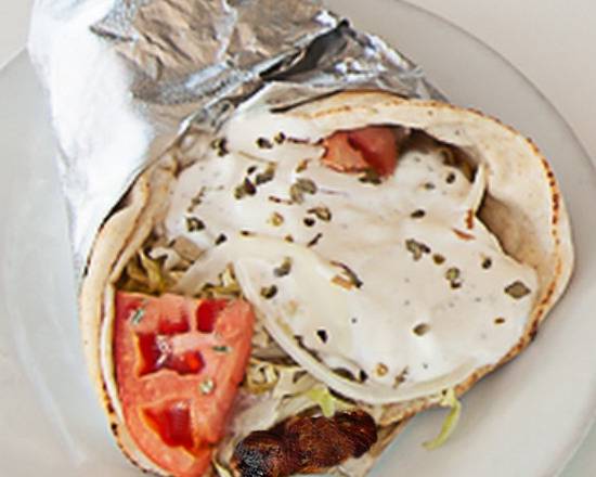 Souvlaki Pita  (porc/pork)