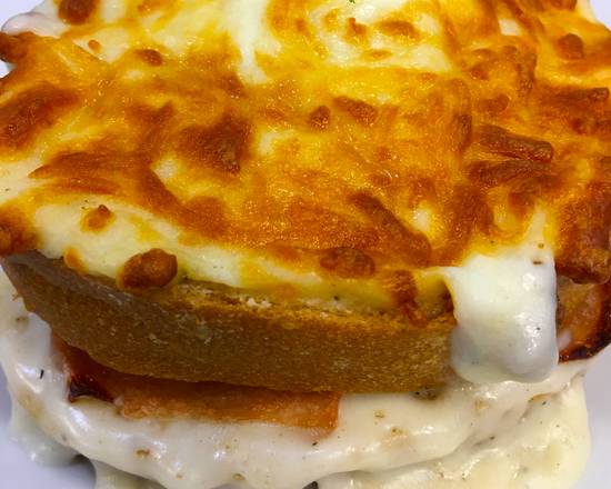Croque Monsieur Ham, Swiss Cheese and Bechamel Sauce