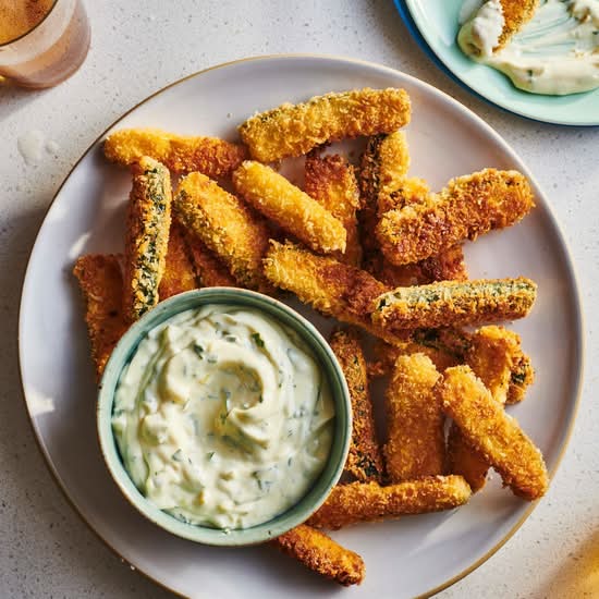 Courgettes Frites | Fried Zucchini