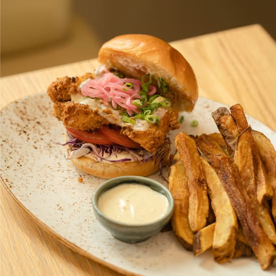 Crispy Ranch Chicken Burger