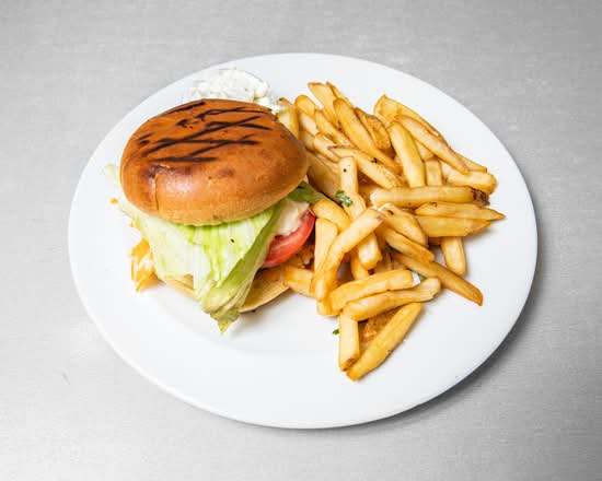 Cheeseburger with French Fries