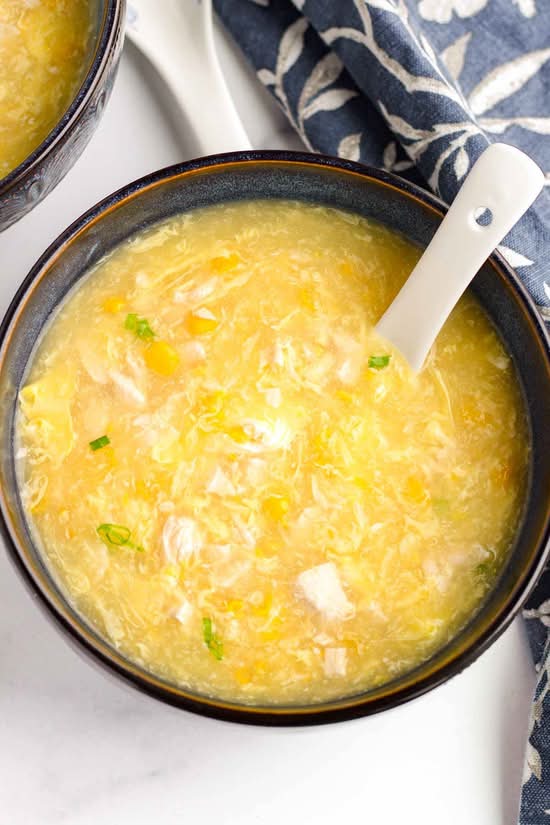 Sweet Corn Chicken Soup