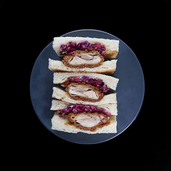 Chicken Katsu Sando w/ Salad