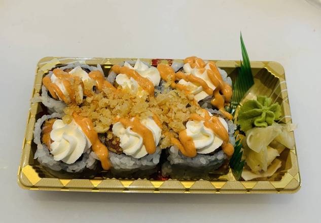 Spicy Salmon & Cream Cheese Roll