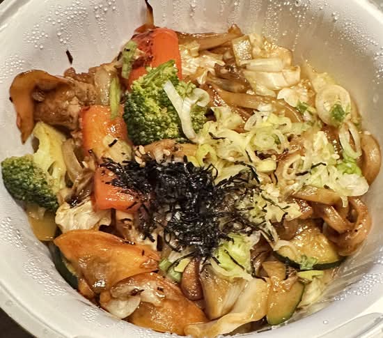 Chicken Yakiudon