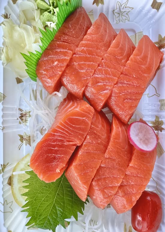 Sockeye Salmon Sashimi