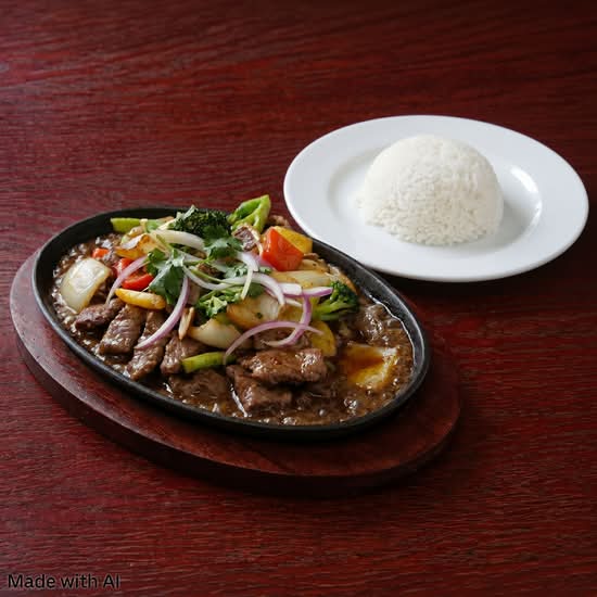 Sizzling Beef with Vegetable