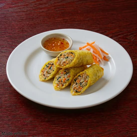 Crispy Pork Spring Rolls (2 Rolls)