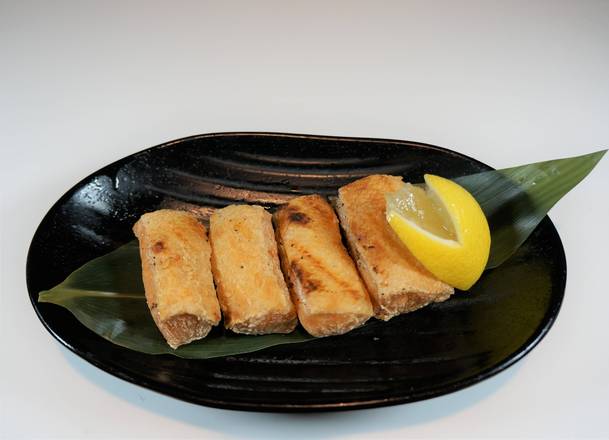 34. Grilled Salmon Belly (6 pcs)