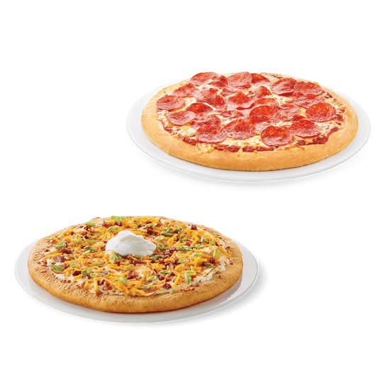 2 Medium Pizzas for $50