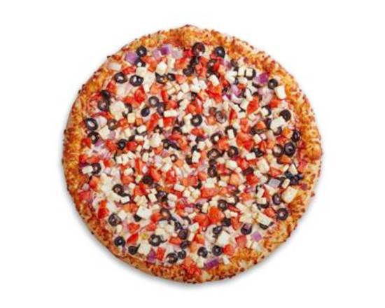 Feta Cheese, Black Olives, Red Onions, and Tomatoes