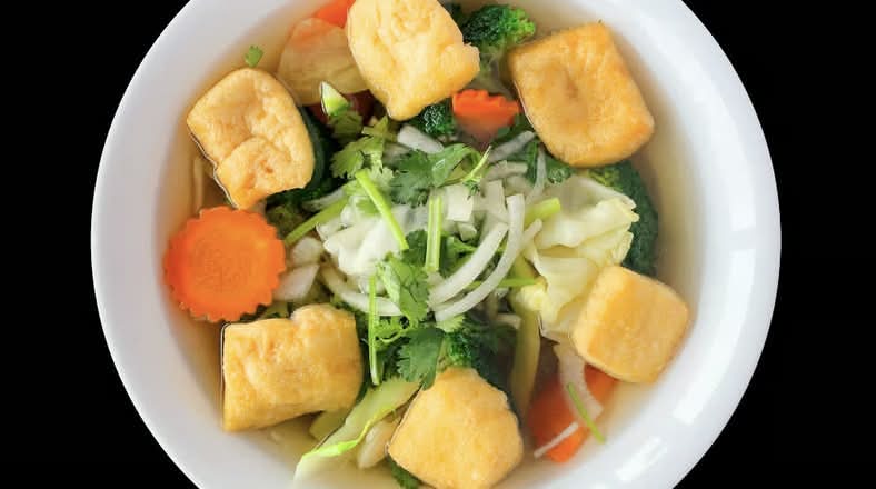 141. Mixed Vegetables and Tofu - Pho Rau Cai, Dau Hu