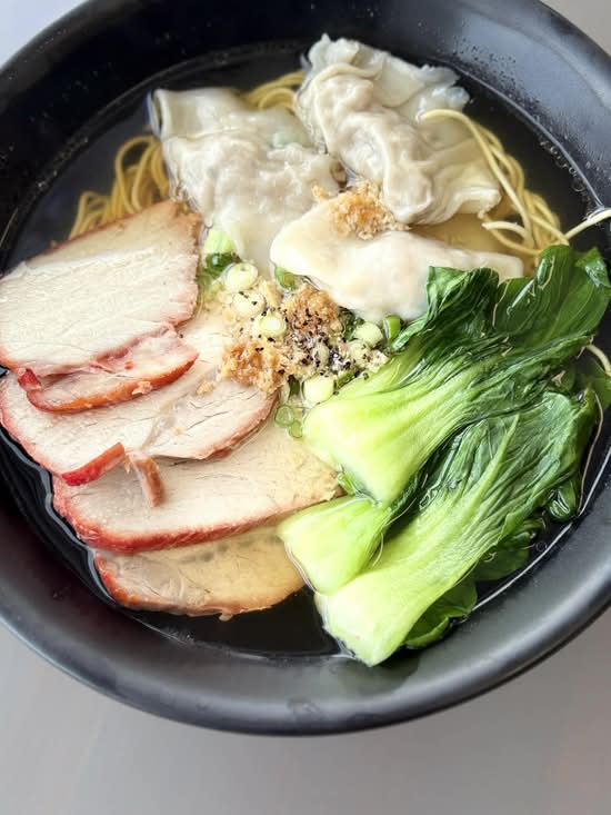 Wonton Egg Noodle Soup