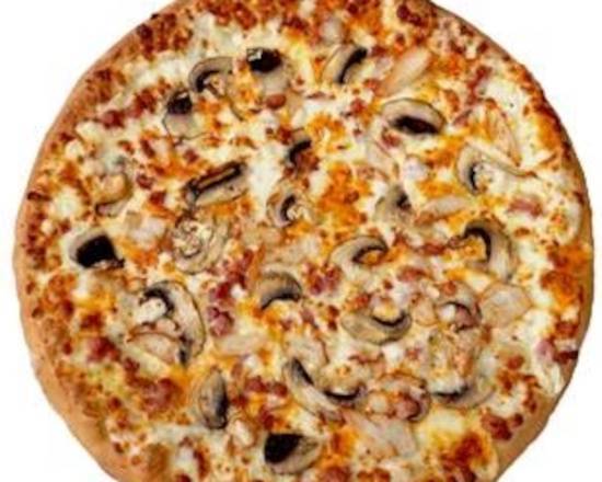 CHICKEN BACON ALFREDO  LRG PIZZA
