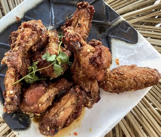Sticky Thai Chicken Wings
