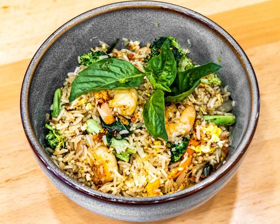 Shrimp Basil Fried Rice