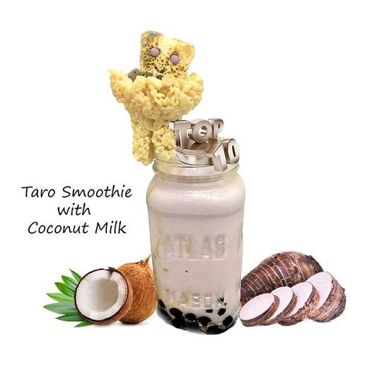 🔥 Taro Smoothie with Coconut Milk