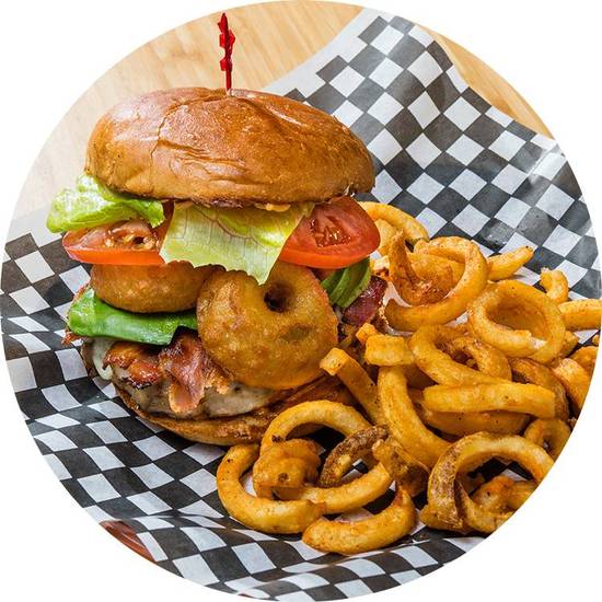 "Create Your Own" Cheeseburger 🥩🥓🧀🥬🍅🥑🍔