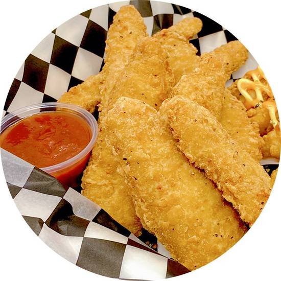 Chicken Strips with Dipping Sauce (no fries & coleslaw)