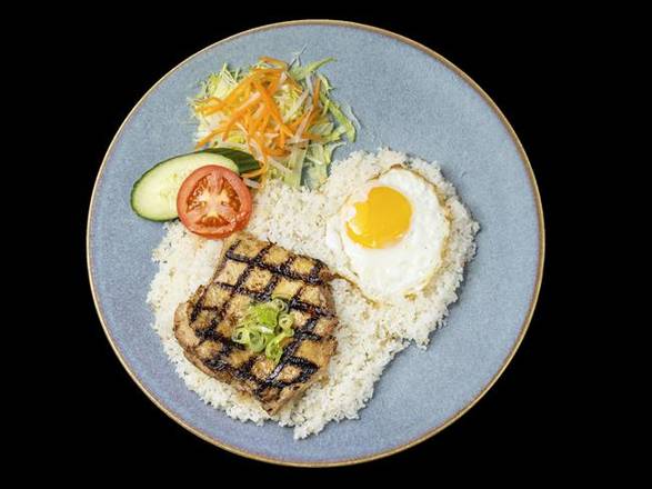 Grilled Chicken & Fried Egg On Broken Rice #34