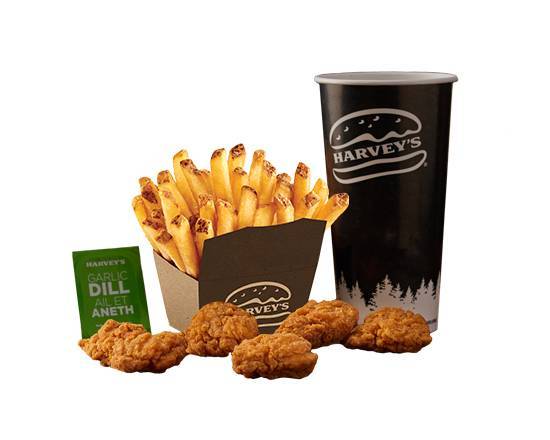 Trio croquettes de poulet (5)| Chicken Nuggets (5) Combo