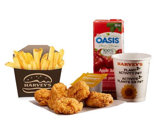 Trio croquettes de poulet pour enfants (5) | Kids Chicken Nuggets (5) Combo