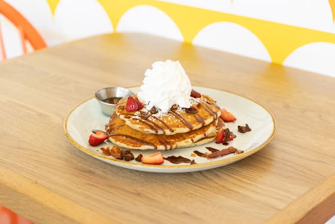Bacon Chocolate Chip Pancakes - OO