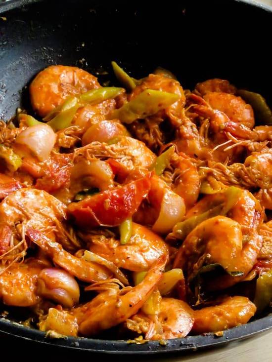 Shrimp Devilled