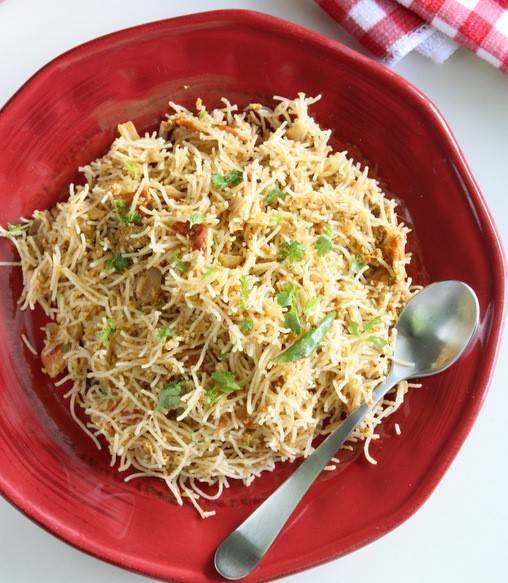 Mutton Idiyappa Kothu