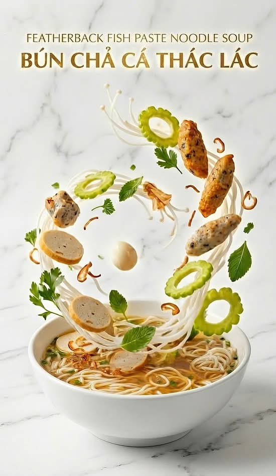 VM11 - FEATHERBACK FISH PASTE NOODLES - Bún Chả Cá Thác Lác