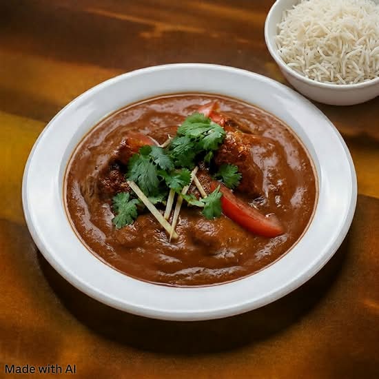 Chicken Vindaloo (S)+Rice+Pop
