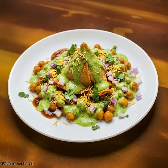 Samosa Chana Chaat