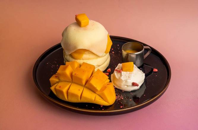 Seasonal Special - Mango Daifuku Soufflé Pancake