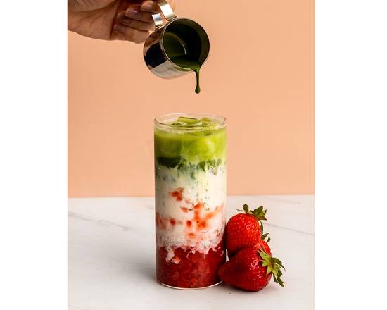 Matcha Strawberry Milk