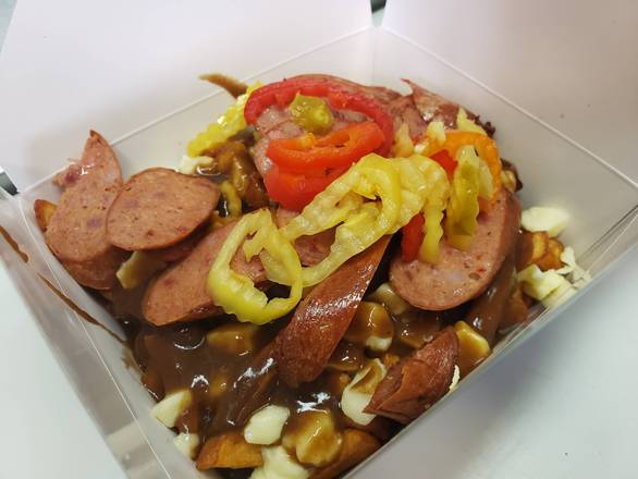 Hot Italian Sausage Poutine