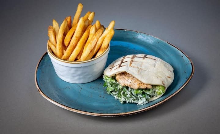 Peri Chicken Caesar Pita with 1 Side