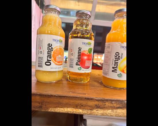 Mango Juice glass bottle