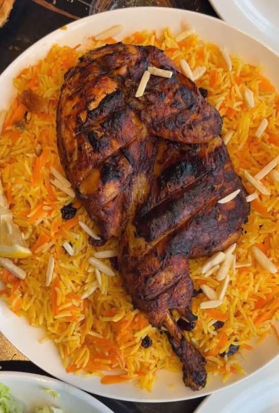 Signature Half Grilled Chicken & Saffron Rice Plate