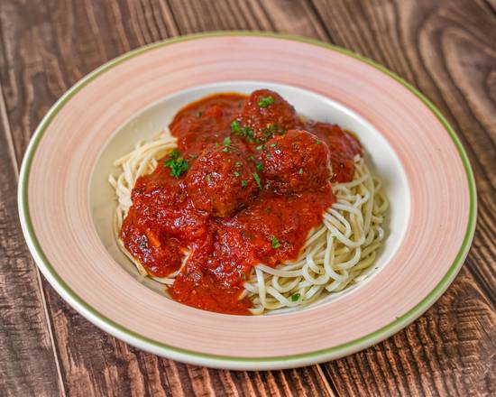 Spaghetti with Meatballs & Tomato Sauce