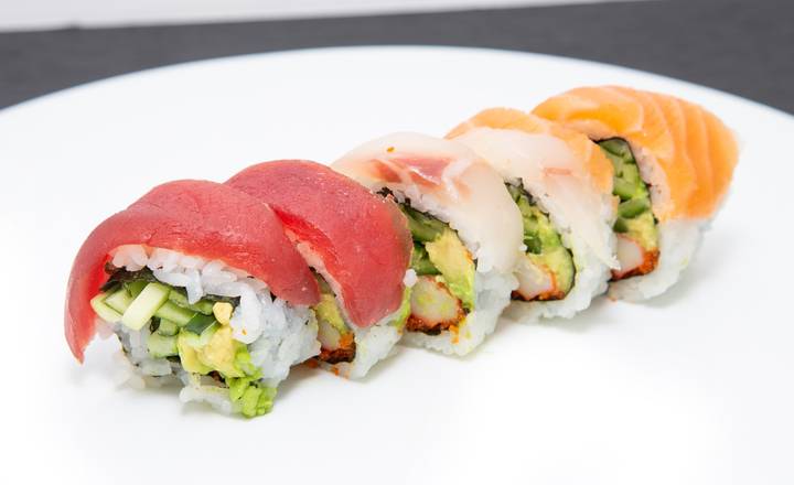 Rainbow Maki (Rouleau inversé / Inverted Roll)