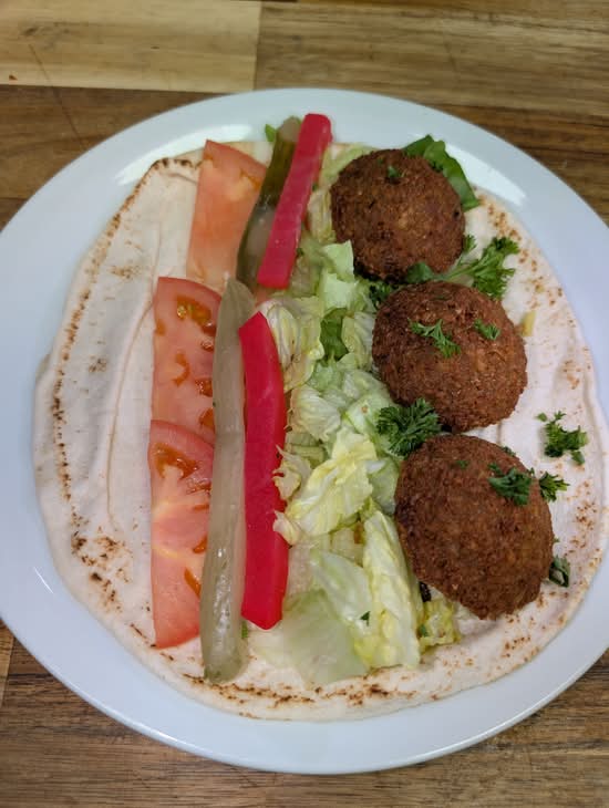 Jumbo Falafel Wrap
