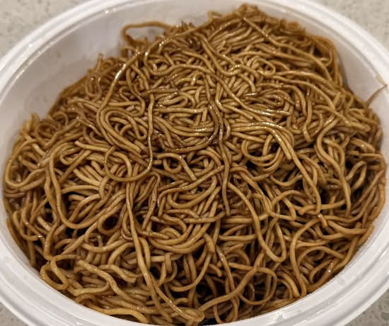 111.Pan Fried Soft Plain Noodle with Soy Sauce
