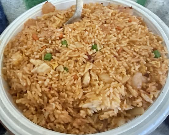 93.Szechuan Fried Rice with Chicken and Shrimp