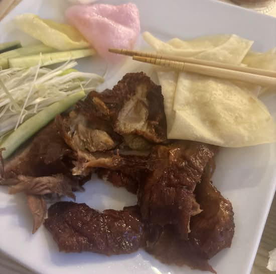 42.(One Course) Peking Duck Duck Skin with Crepes