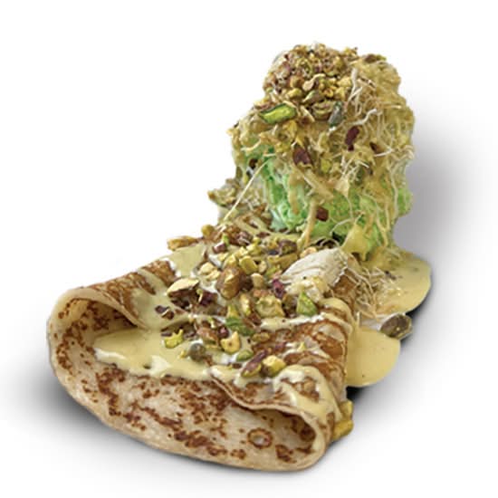 Kunefe Pistachio Crepe