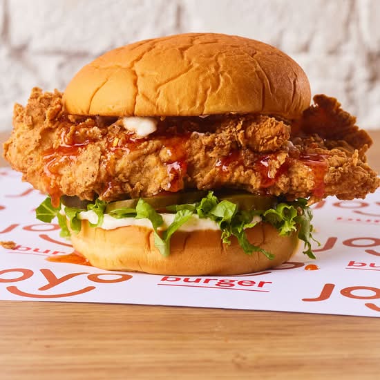 Burger poulet et miel epicé / Spicy Chicken and Honey Burger