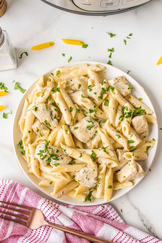 Penne Chicken Alfredo